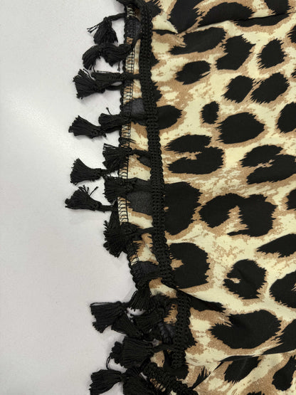 Leopard Print Tassel