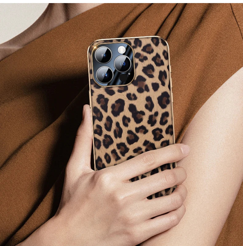 Leopard Print Phone Case for iPhone