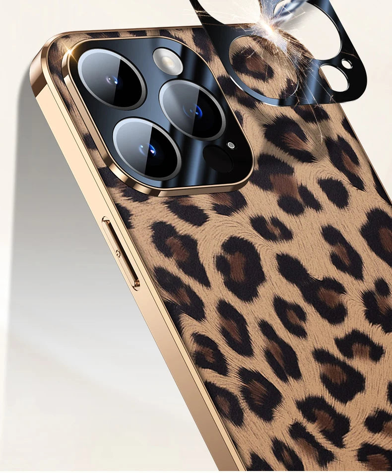 Leopard Print Phone Case for iPhone