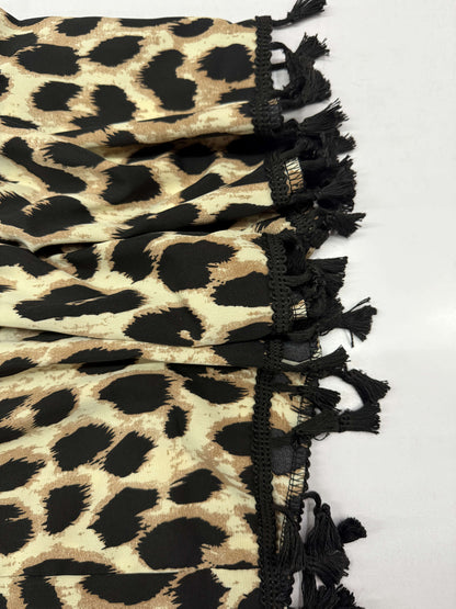 Leopard Print Tassel