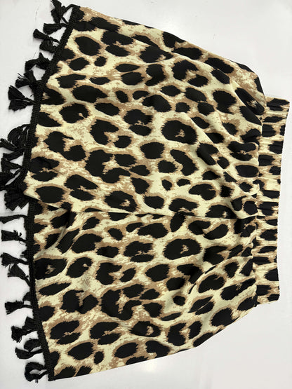 Leopard Print Tassel